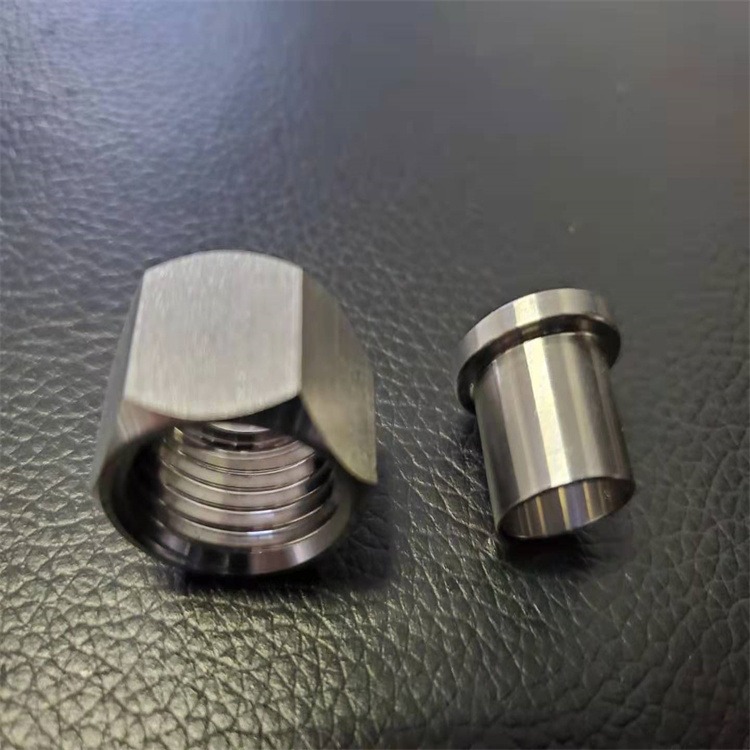 内六角平牙锥牙接头 不锈钢管件 螺母加芯套 厂家直销