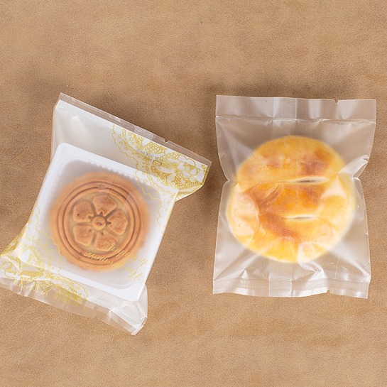 ins风曲奇饼干包装袋 透明pe印花包装 三边封U型撕口袋 艾尼尔厂家定制