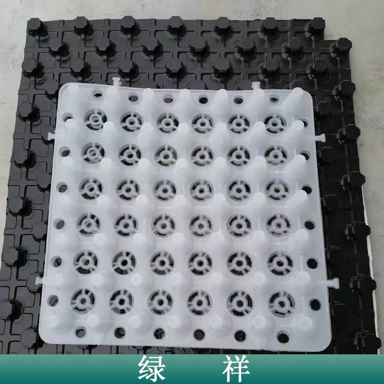 开封塑料排水板厂家 亳州HDPE复合排水板绿/祥定制加工