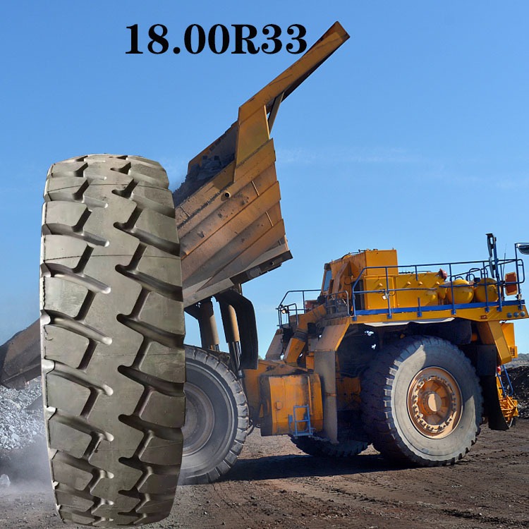 18.00R33 矿山用宽体重载自卸卡车小松325轮胎 18.00R35