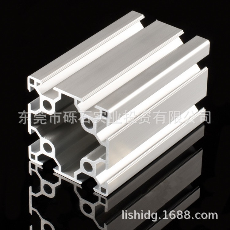60系列工业铝型材LS6-6060G  铝合金材料 精加工铝 砾石现货定制图片
