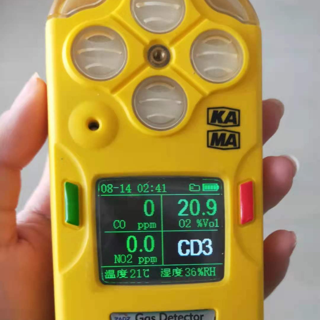 河南卓安 CD3气体检测仪 矿用三合一气体测定器 便携氧气一氧化碳二氧化氮测定器