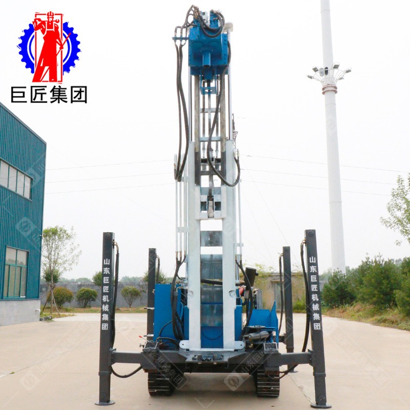华夏巨匠供应HBZ-1型环保取土钻机 30米液压直推螺旋建井两用设备