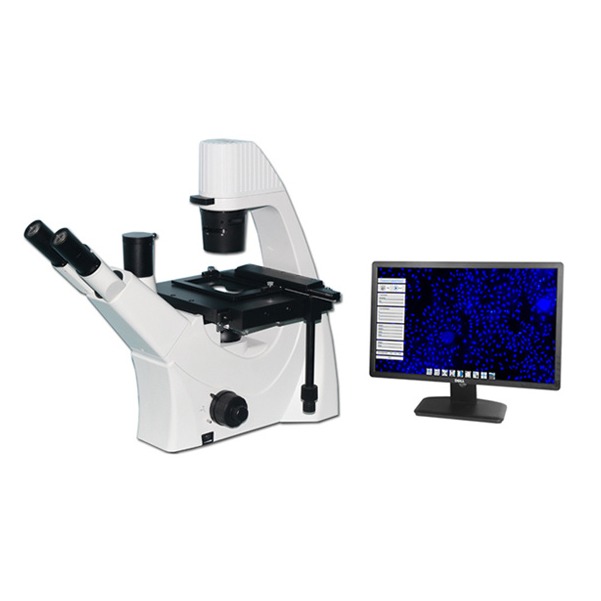星明光学XDS-5国产三目光学电脑型CCD拍照LED细胞观察数码倒置生物相差显微镜