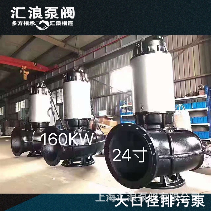 上海汇浪泵阀      24寸大口径排污泵