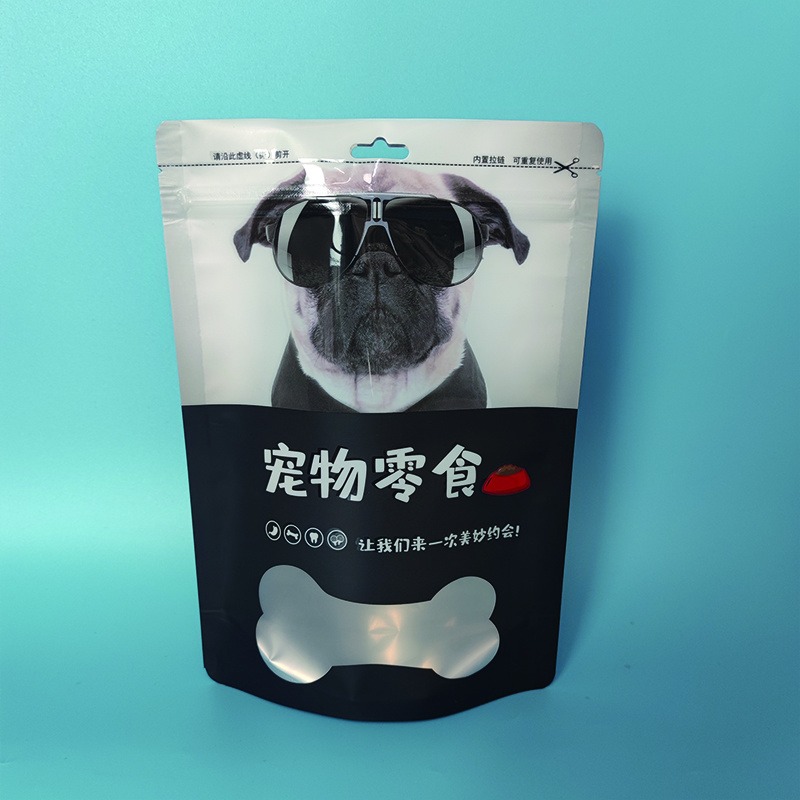 现货供应宠物零食自立袋 塑料自立自封袋 免费设计 亚磊塑业图片