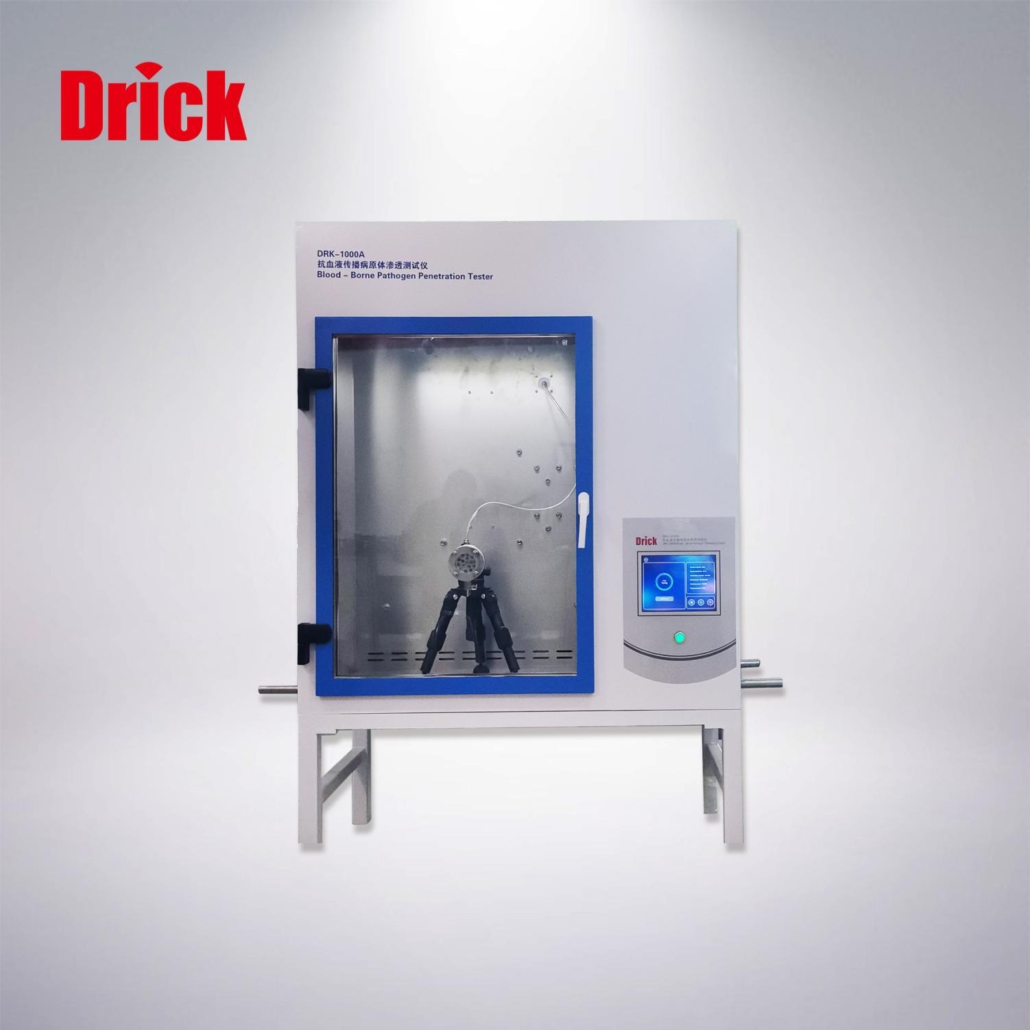 德瑞克DRK-1000A型抗血液传播病原体渗透测试仪  用来测试防护服对血液和体液、对血液病原体等的抗渗透性。图片