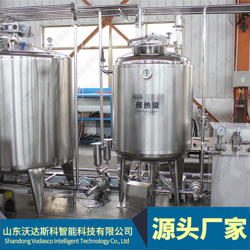 牧场有机奶生产线 大型立式牛奶预冷罐 西藏牦牛奶全套加工设备图片