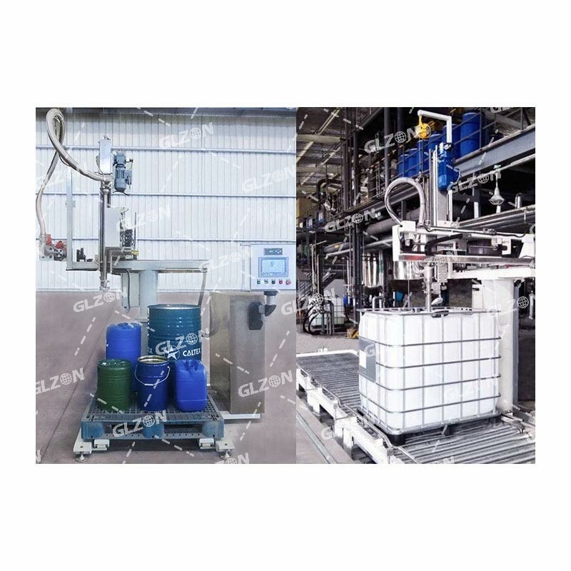 真石漆灌装机_1000公斤IBC吨桶自动定位灌装机-技术可靠