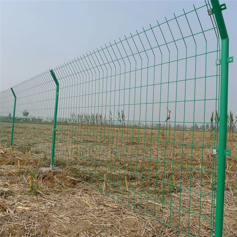 双边丝护栏网高速公路防护隔离双边铁丝护围栏养殖圈地双边护栏网峰尚安图片
