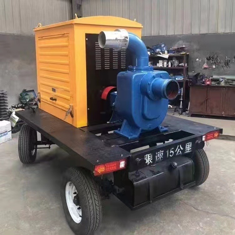 湖北天门柴油机自吸泵 防汛应急移动水泵车 150kw柴油发电机组图片