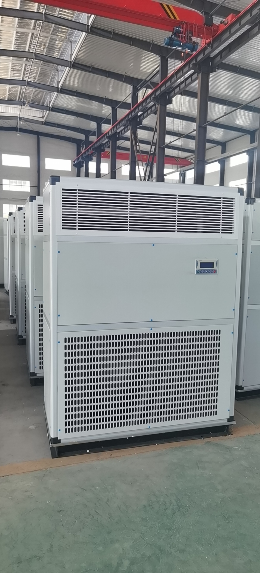 杭井 3P风冷热泵型空调机，RF8NH(侧出风带风帽)图片
