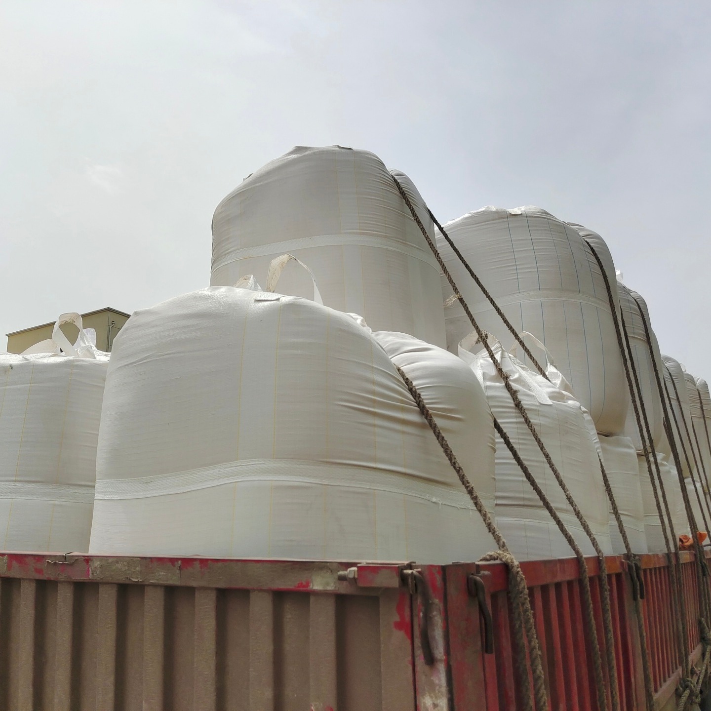 方形集装袋邦耐得定制厂家 湖南岳阳吊兜袋 进出口料吨袋 白色吨袋图片