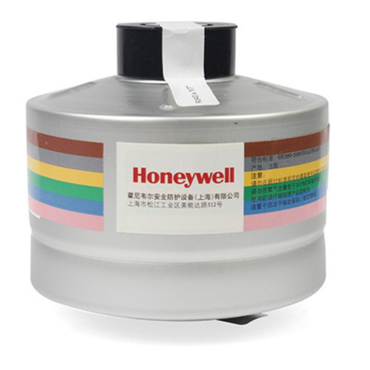 Honeywell品牌A2B2E2K2P3 1784000 Rd40滤毒罐 有机气体及蒸气 无机气体 酸性气体 碱性气体图片