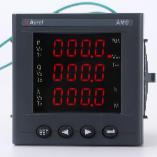 安科瑞AMC96-E4/KC 盘装式交流监测电表