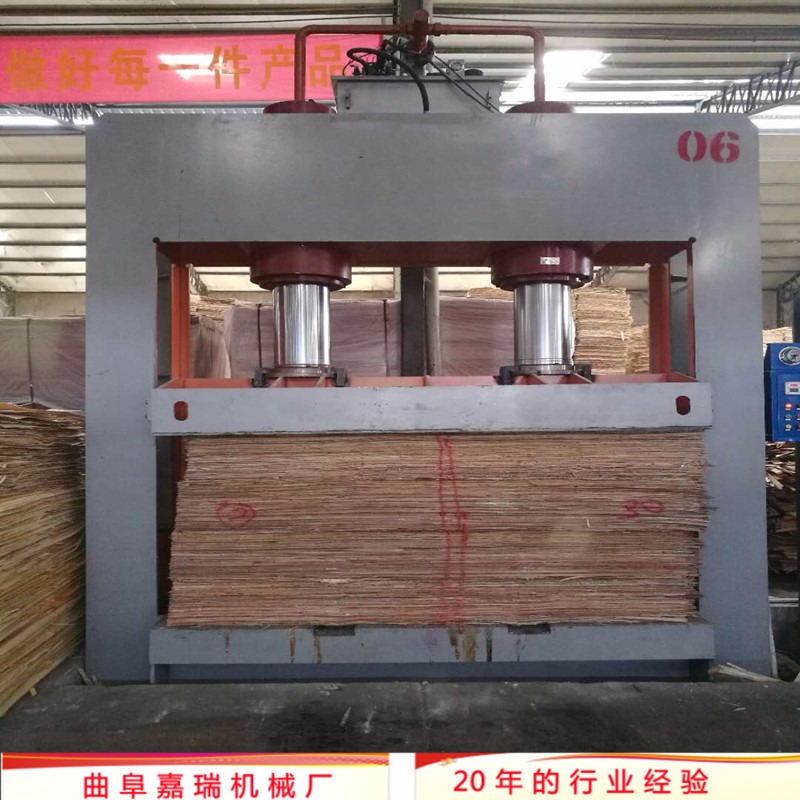 木工机械液压式冷压机厂家 50吨四缸两段式冷压机