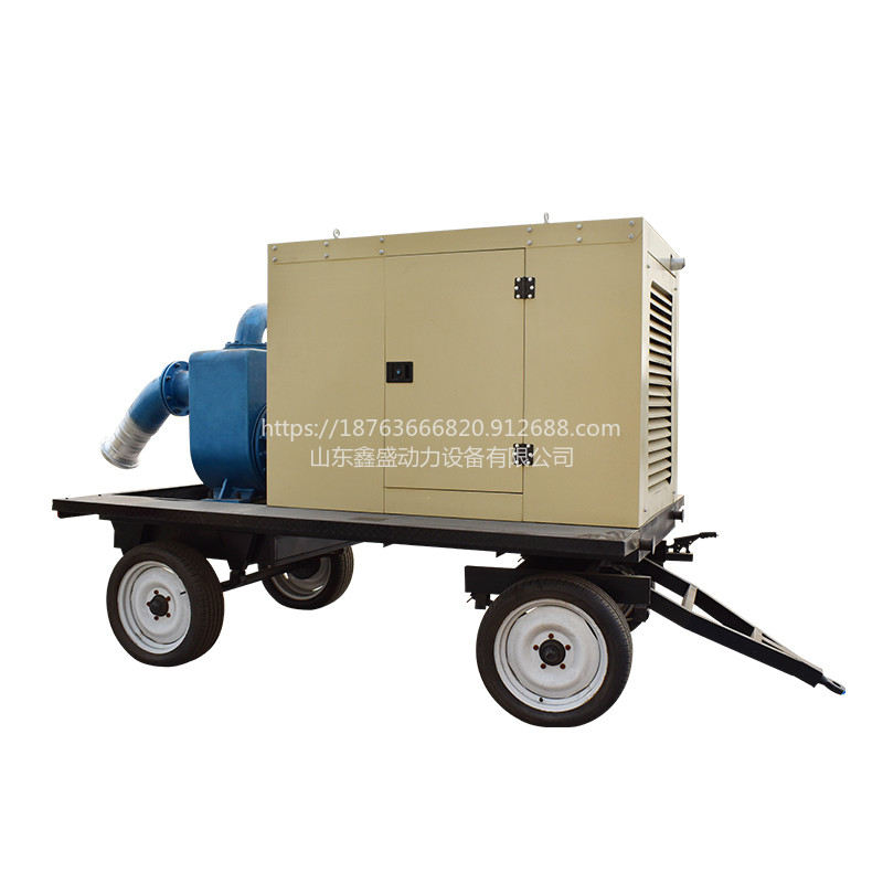 鑫盛动力柴油机驱动水泵流量420m³/h 扬程20米