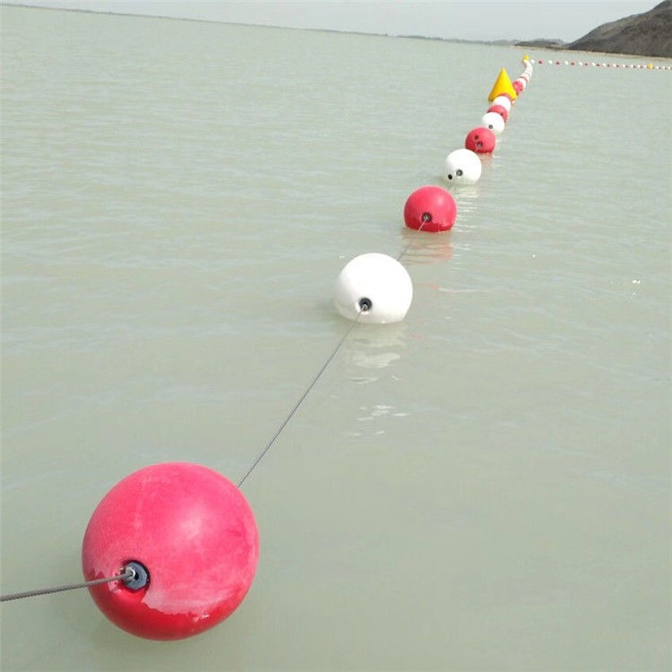 游泳馆浮体 PE水上拦截浮球 航道封航警示浮漂 禁渔期塑料浮球