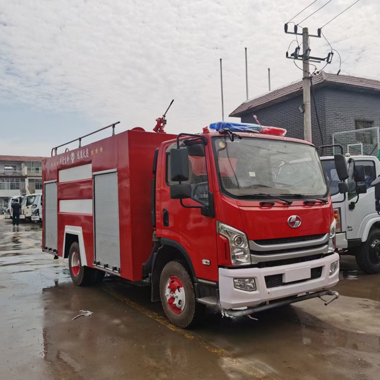 16吨民用消防车 城市绿化消防车 重型双排座消防车 恒领