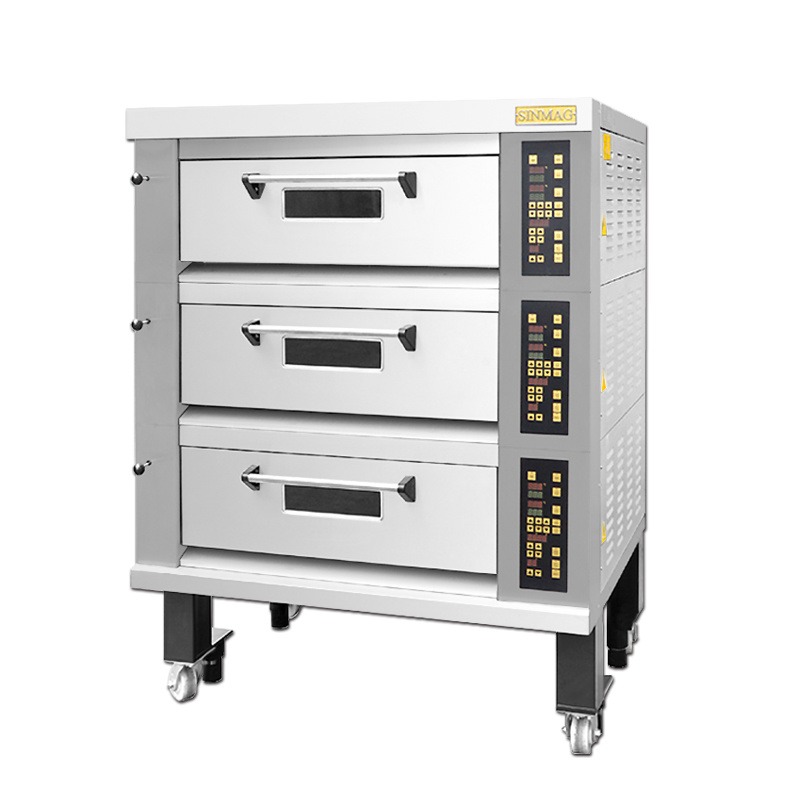无锡新麦SINMAG烤箱 商用电烘烤 平炉 大型烘焙设备 蛋糕面包披萨 层炉图片