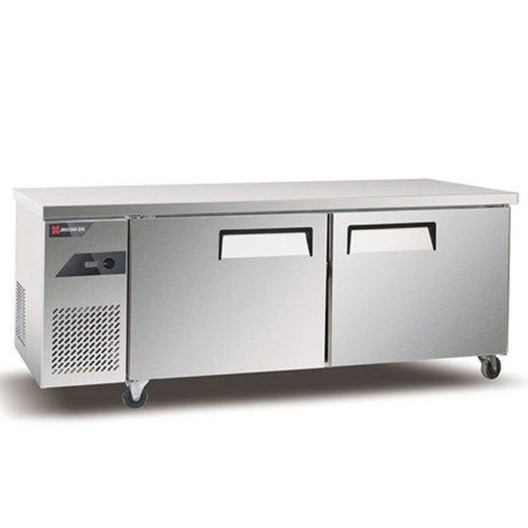 金松QB0.3L2U工作台 金松1.5米工作台冰箱 金松二门平台冷冻柜 金松商用冷冻操作台 厨房不锈钢平台冰箱