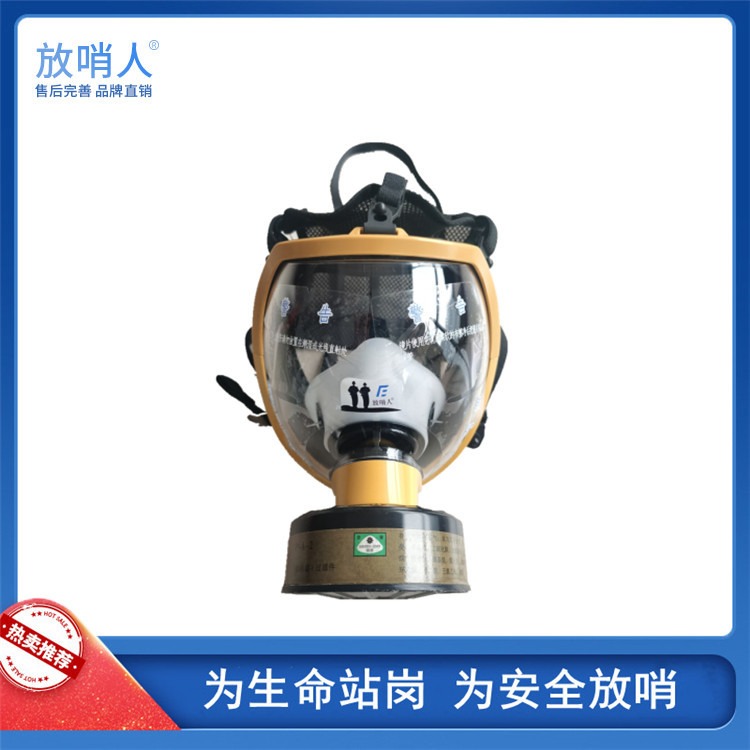 诺安NAMJ01  球形防毒全面具  橡胶防护面罩 气防站防护面罩
