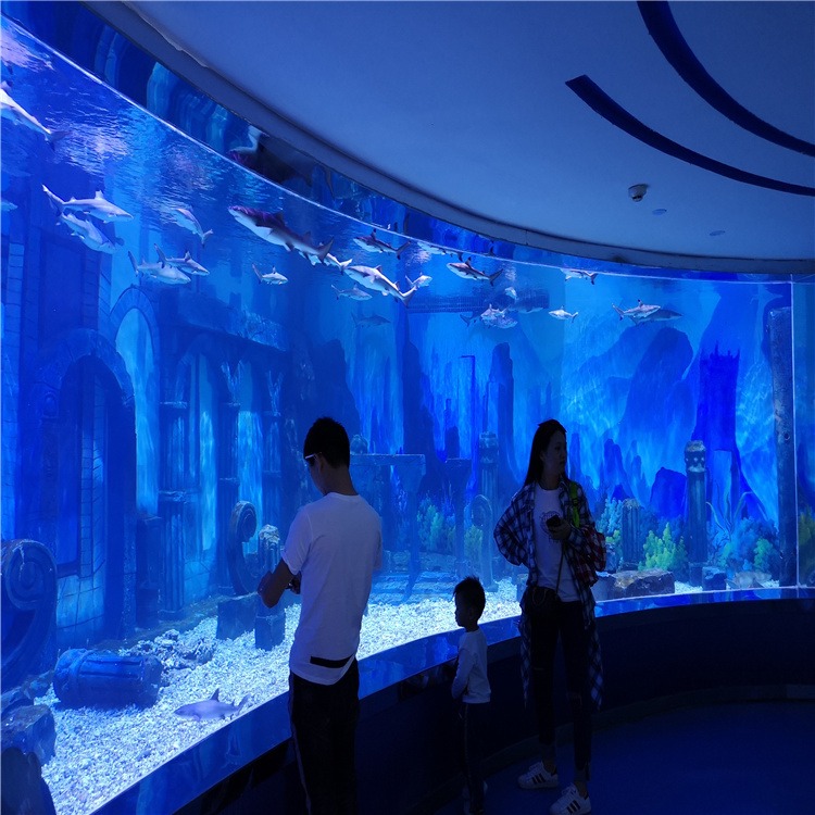 lanhu主题海洋馆设计 工程海洋馆设计 创意海洋馆设计 亚克力鱼缸工程 定做图片