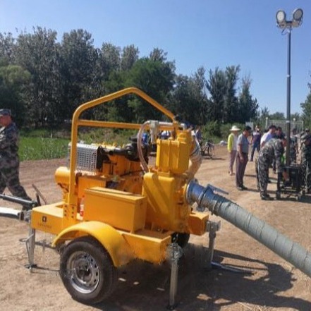 汉能 HC-ZKXZ 拖车式真空辅助自吸泵 排水泵车 大流量高扬程