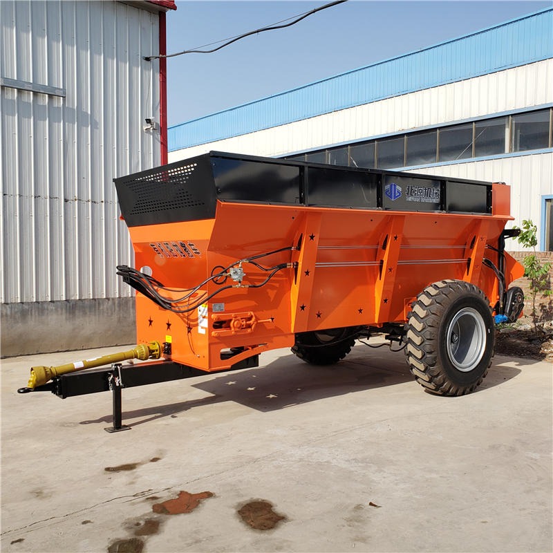 陕西厂家生产撒肥机  干湿粪黏湿粪扬粪机  拖拉机牵引式撒肥车