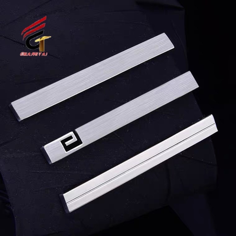订做领带夹 公司LOGO领带夹订做 深圳金属领带夹定制 昌泰制作图片
