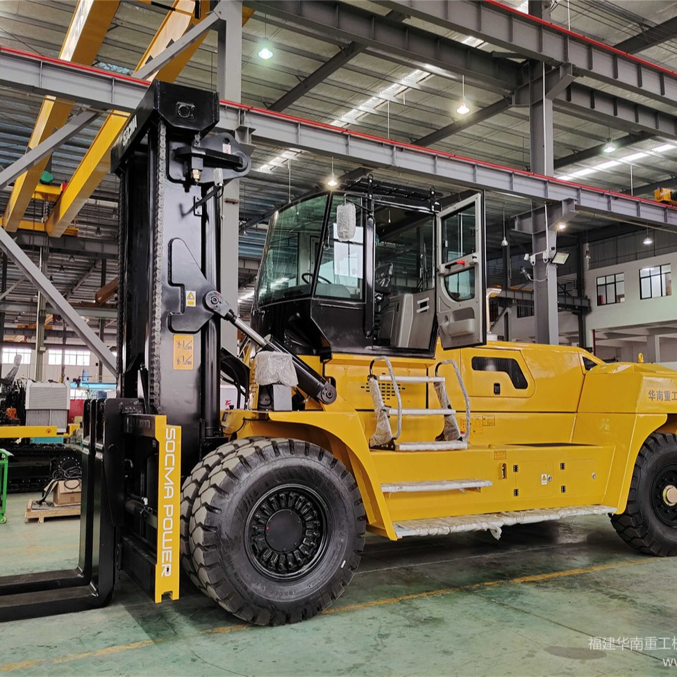 华南重工 30吨叉车 35吨叉车 出厂价格 配置参数报价 叉钢卷集装箱 型号CPCD350