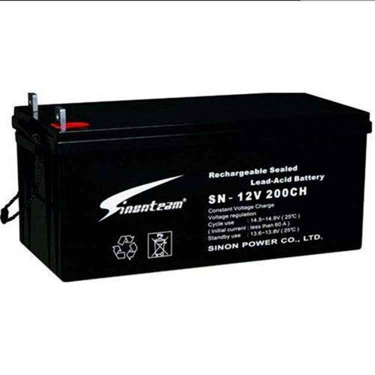 赛能蓄电池12V200AH Sinonteam蓄电池SN-12V200CH铅酸免维护工业电池