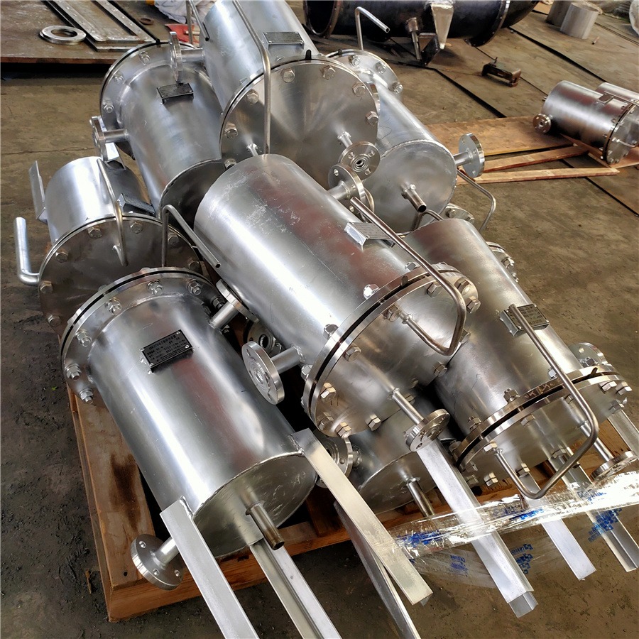 华银汽水取样器-锅炉取样器-取样冷却器 QYL-254厂家供应 带支腿设计图片