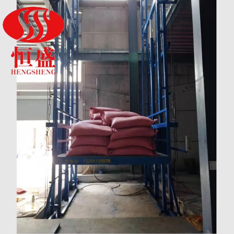 天津货梯 液压式货梯 升降式货梯 厂房货梯二层三层恒盛定制