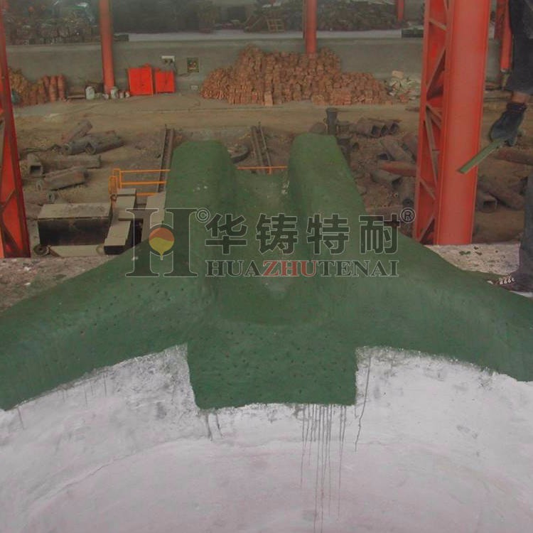 浙江中频炉耐材 高温可塑性耐火泥桶装 炉口用可塑性绿泥 华铸特耐