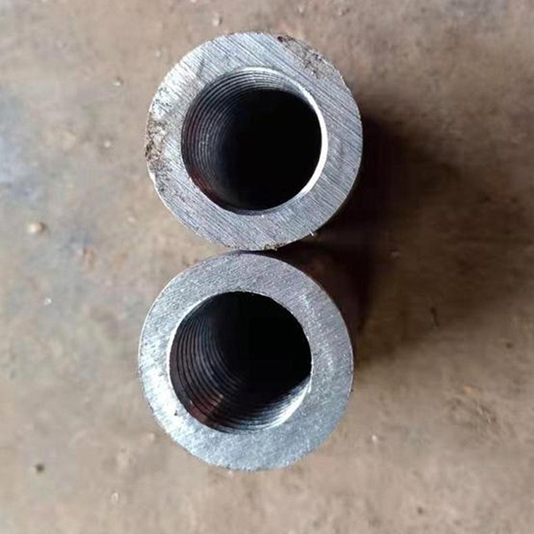 巴南直螺纹套筒 国标隧道钢筋直螺纹连接 18反丝套筒定制 施工方便