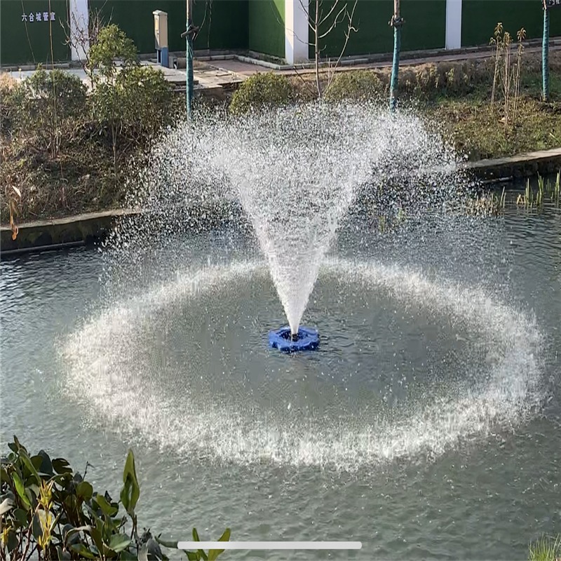 如克RPQ型河流增氧机景观治理曝气机 别墅湖泊景观水体喷泉曝气机
