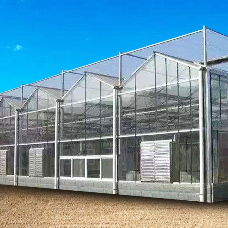 建达温室 智能大棚建设 玻璃温室大棚 连体玻璃大棚 提供图纸设计