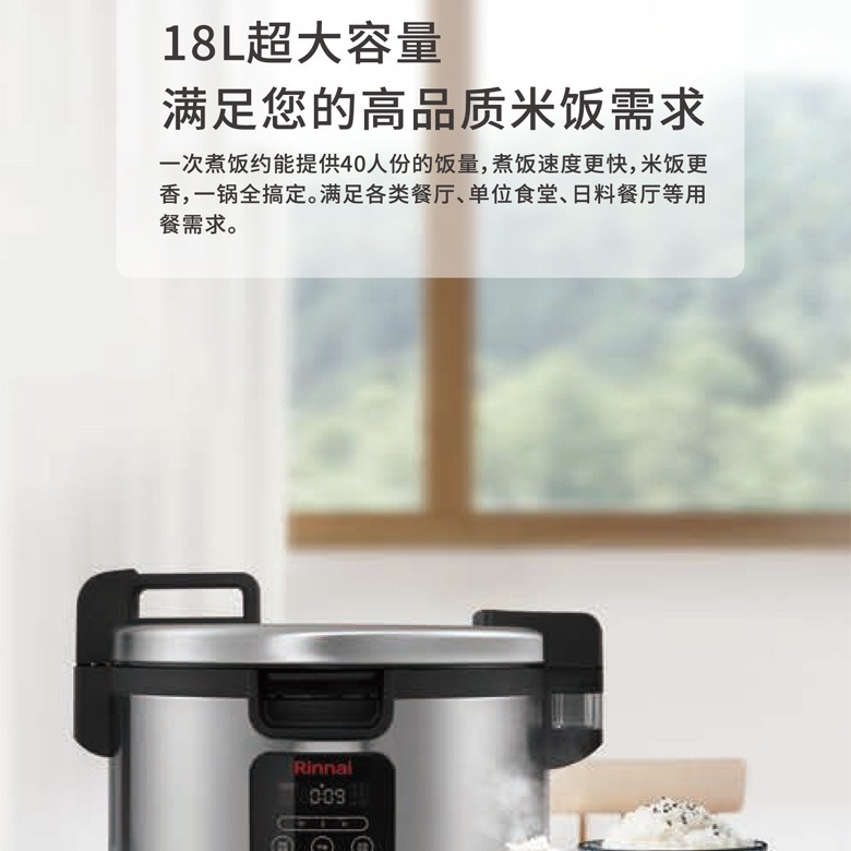 特博尔商用RR-40IHB-CH型电饭锅    成都   全段立体智能加热/全自动精准控温饭煲   价格