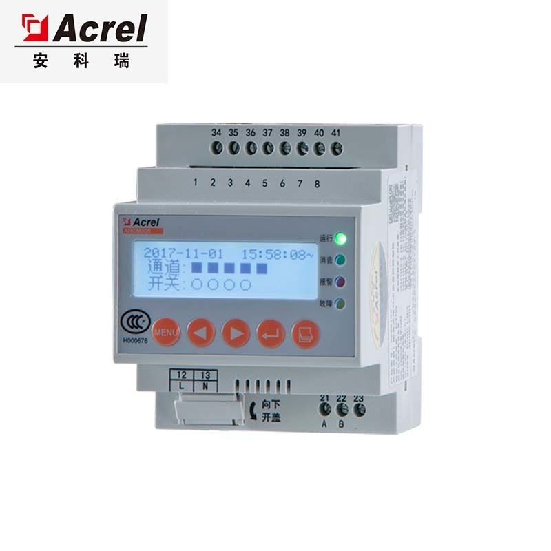 多回路剩余电流监测器安科瑞ARCM300-J16电气火灾监控 智慧用电监测装置