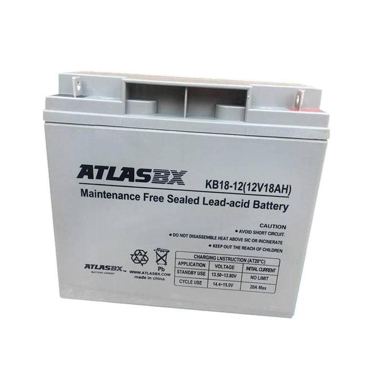 ATLASBX蓄电池KB18-12 12V18AH韩国进口电瓶 直流屏 UPS EPS