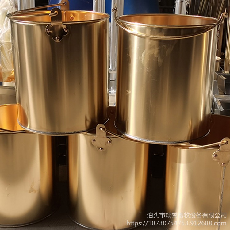 厂家批发一体成型黄铜桶 防爆铜桶 加厚防爆黄铜桶 轩盈环保
