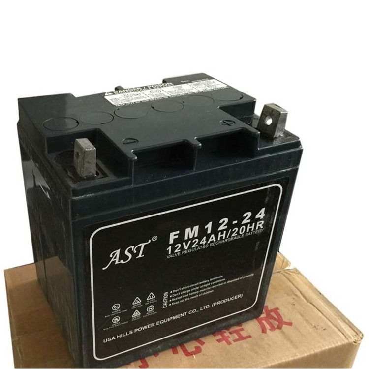 AST蓄电池FM12-24 12V24AH安防监控 UPS 直流屏配套使用图片