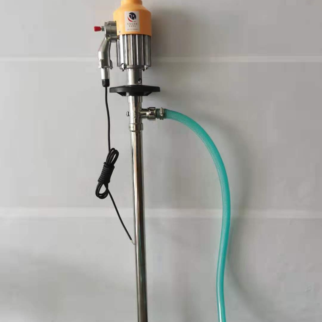 防爆型电动抽液泵 SB-3-1电动抽液泵 不锈钢防爆电动插桶泵