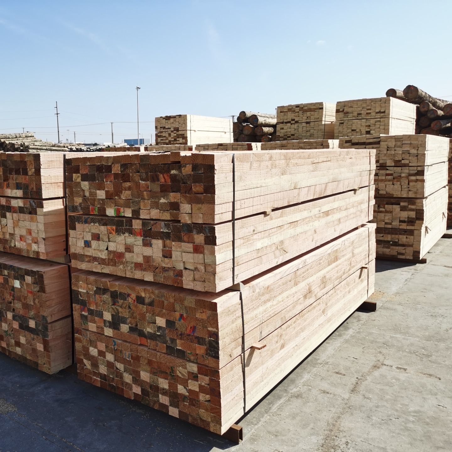 万家木业  木方价格 木方加工 建筑用的方木