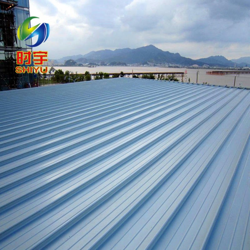 时宇 氟碳漆铝镁锰板 65-500高立边金属屋面板