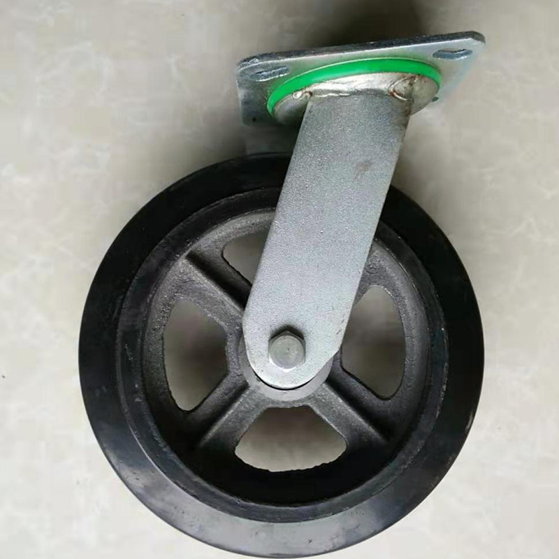运力橡胶轮定制A铝芯橡胶轮子