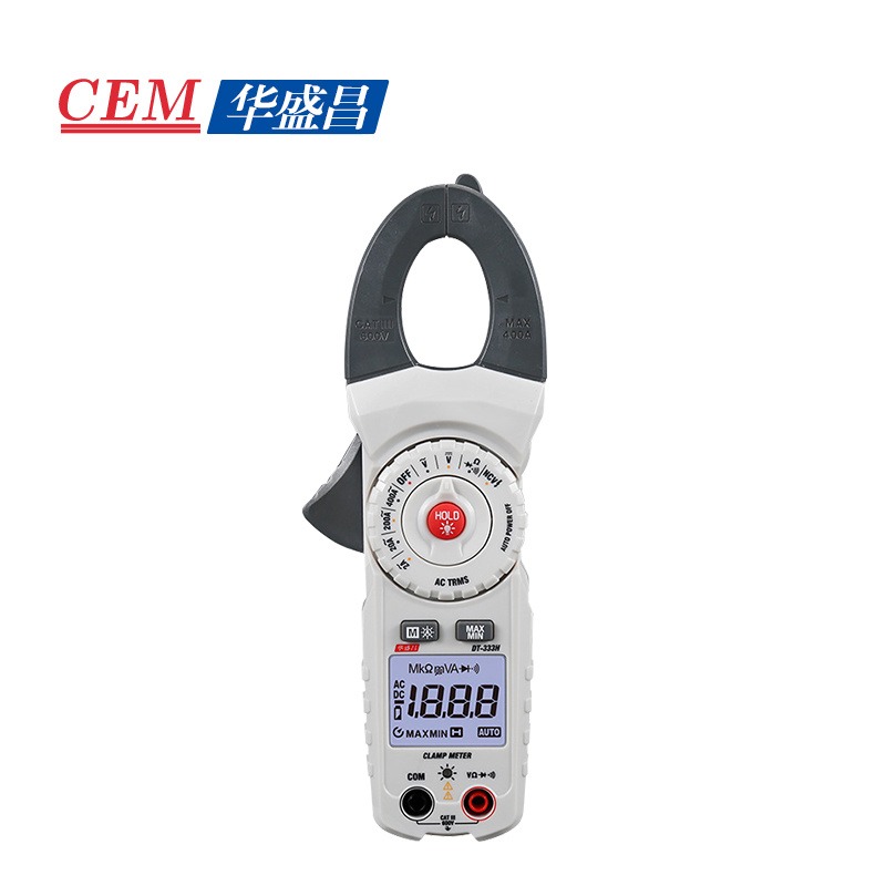 华盛昌(CEM)高精度数字钳形表多能表电流电压表DT-333H
