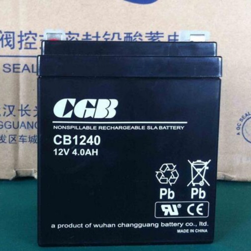 CGB长光蓄电池CB1240 12V4AH 应急照明 电梯用电池 厂家参数价格
