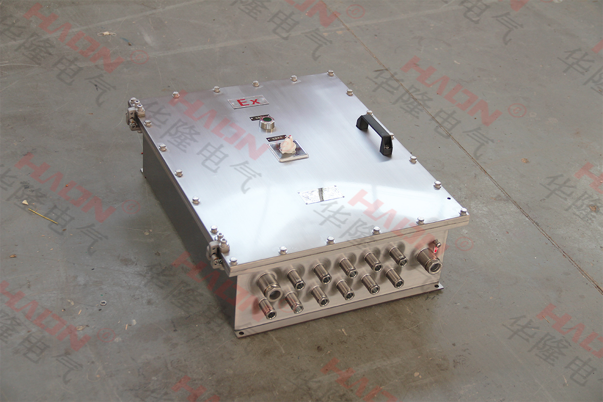 华隆电气铝合金铸造成形铝合金防爆箱矿用本安电线用接线盒